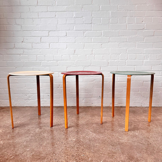 SET OF 3 STACKING TABLES BY BODAFORS, 1950S