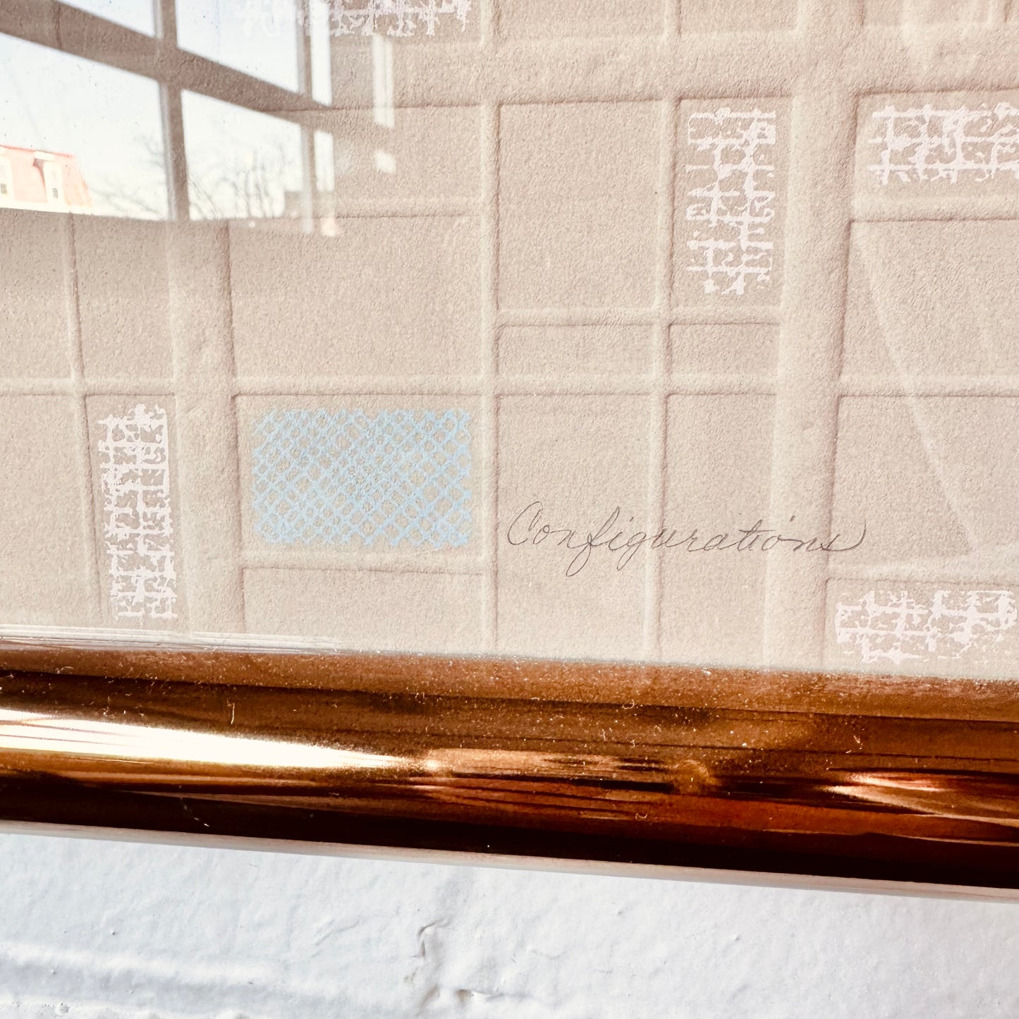 "CONFIGURATIONS NO. 123/270" EMBOSSED PAPER MULTICOLOR ARTWORK