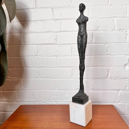 BRONZE SCULPTURE "EVENING SHADOW" ETRUSCAN STYLE