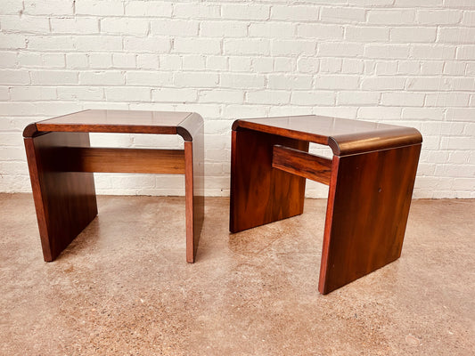 DANISH ROSEWOOD SIDE TABLES BY JENSEN FROKJAER