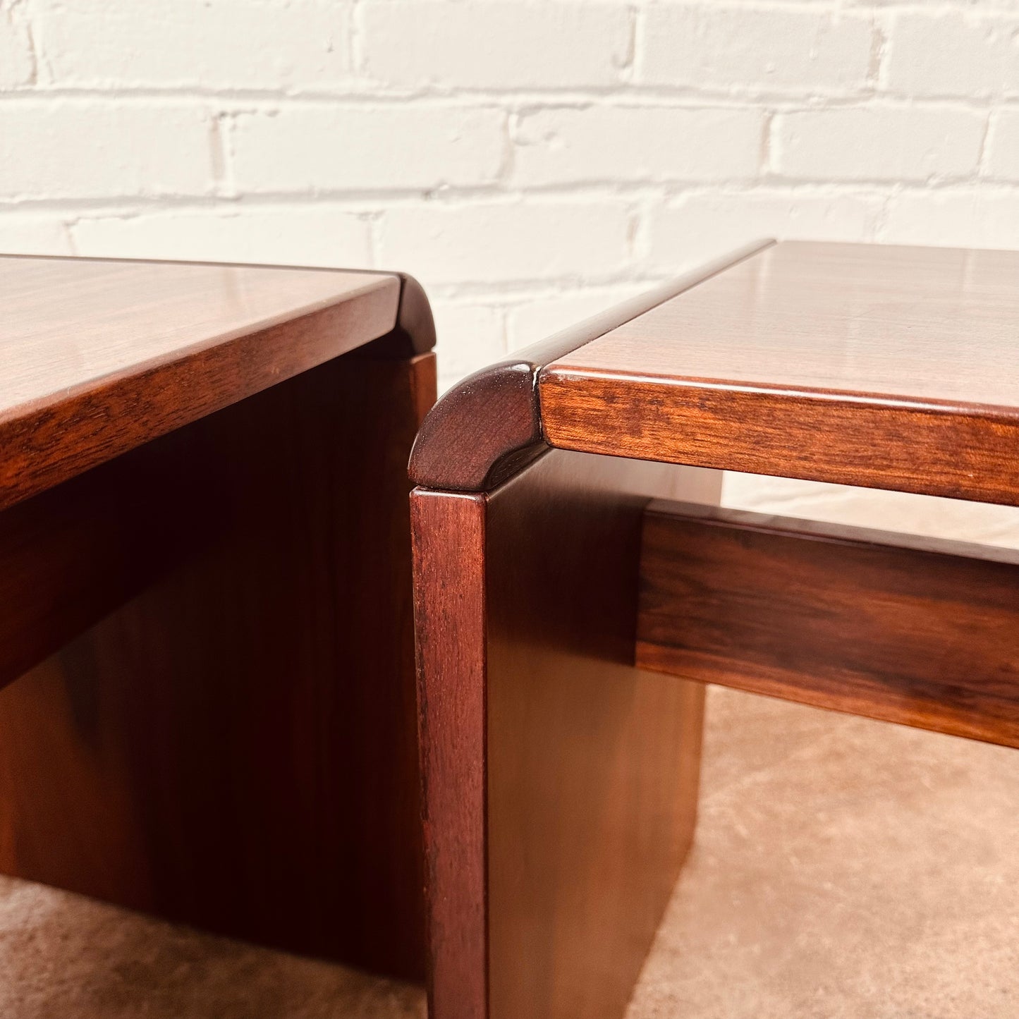 DANISH ROSEWOOD SIDE TABLES BY JENSEN FROKJAER