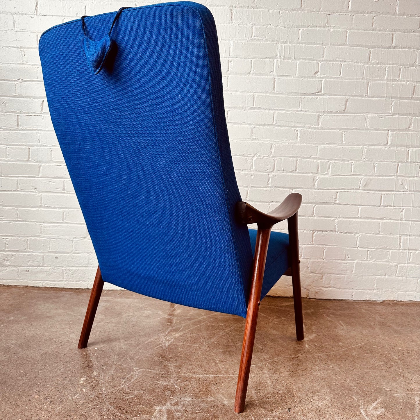 ROSEWOOD HIGHBACK ARM CHAIR BY INGMAR RELLING FOR WESTNOFA