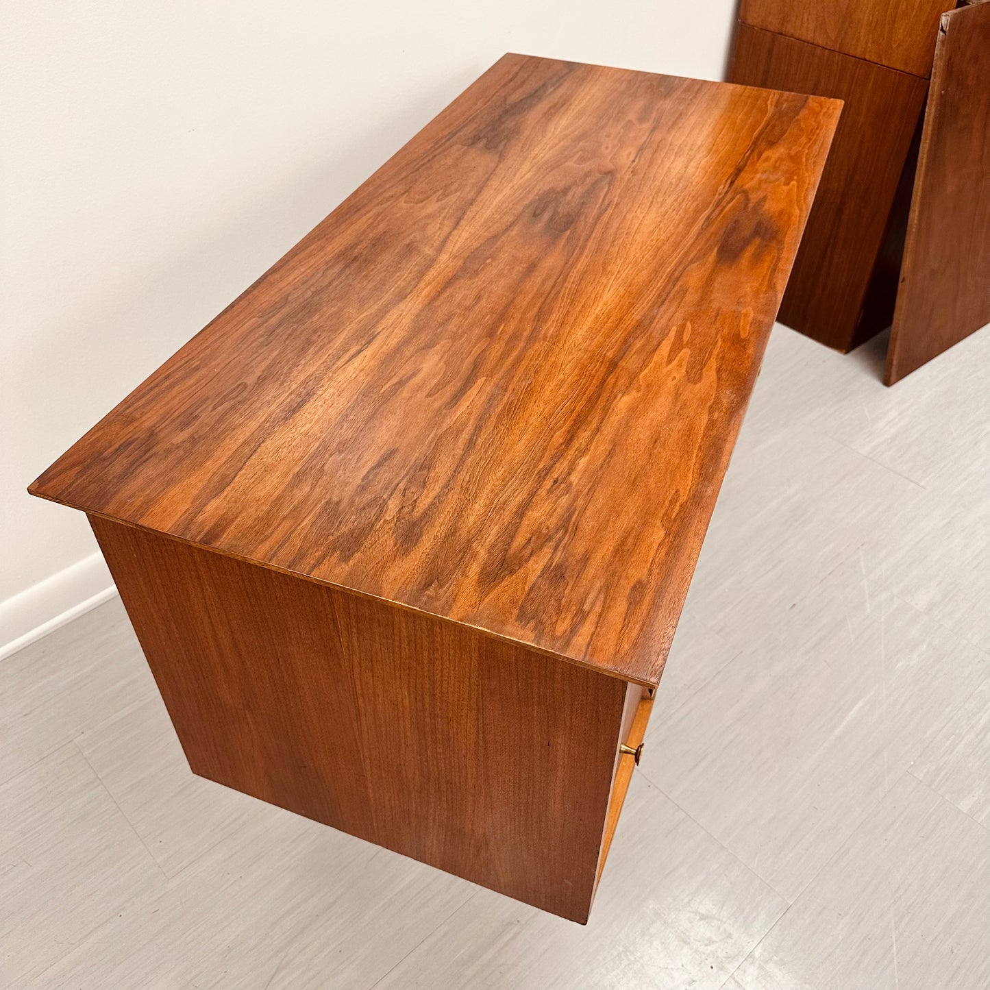 RESTORED MADDOX JAMESTOWN WALNUT WRITING DESK