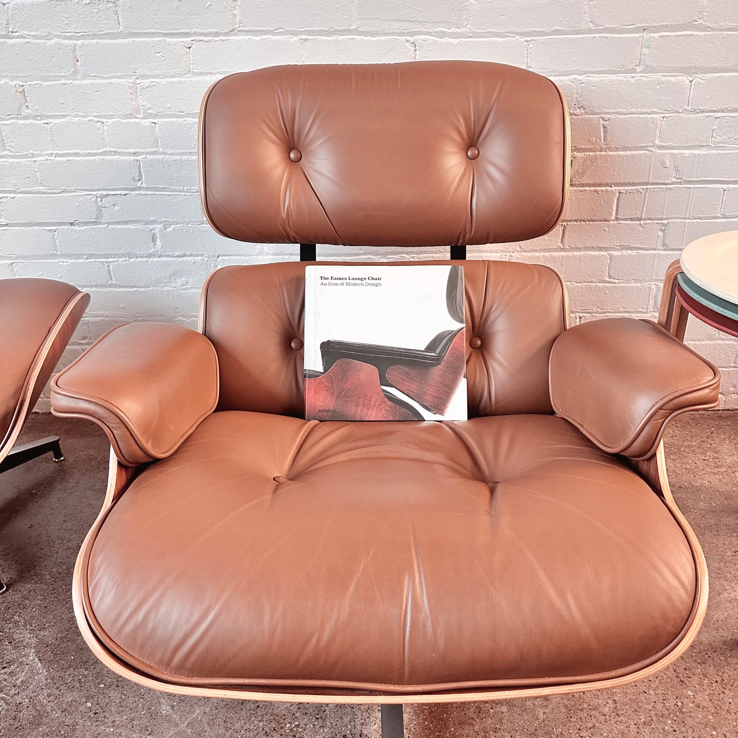 50TH ANNIVERSARY EAMES LOUNGE CHAIR & OTTOMAN SET