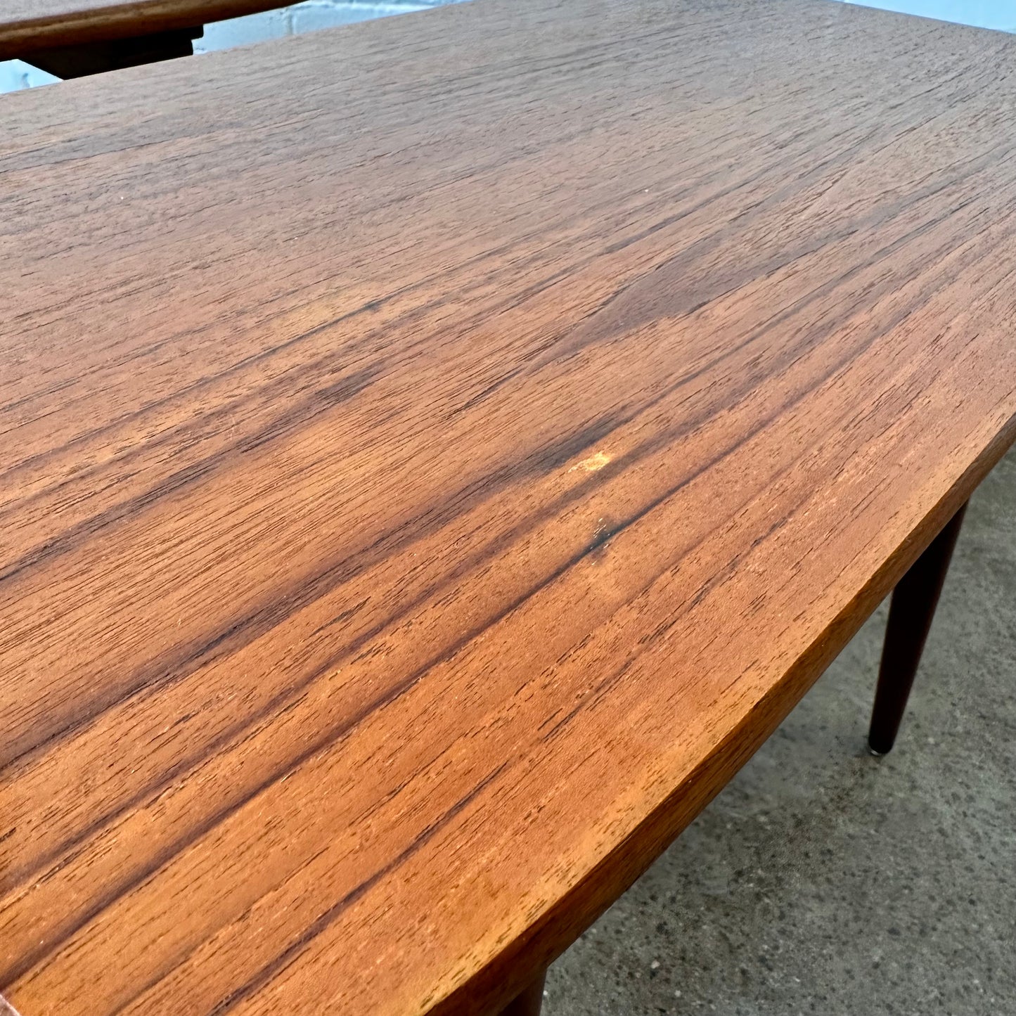 TEAK & CANE SIDE TABLES CASALA MODELL