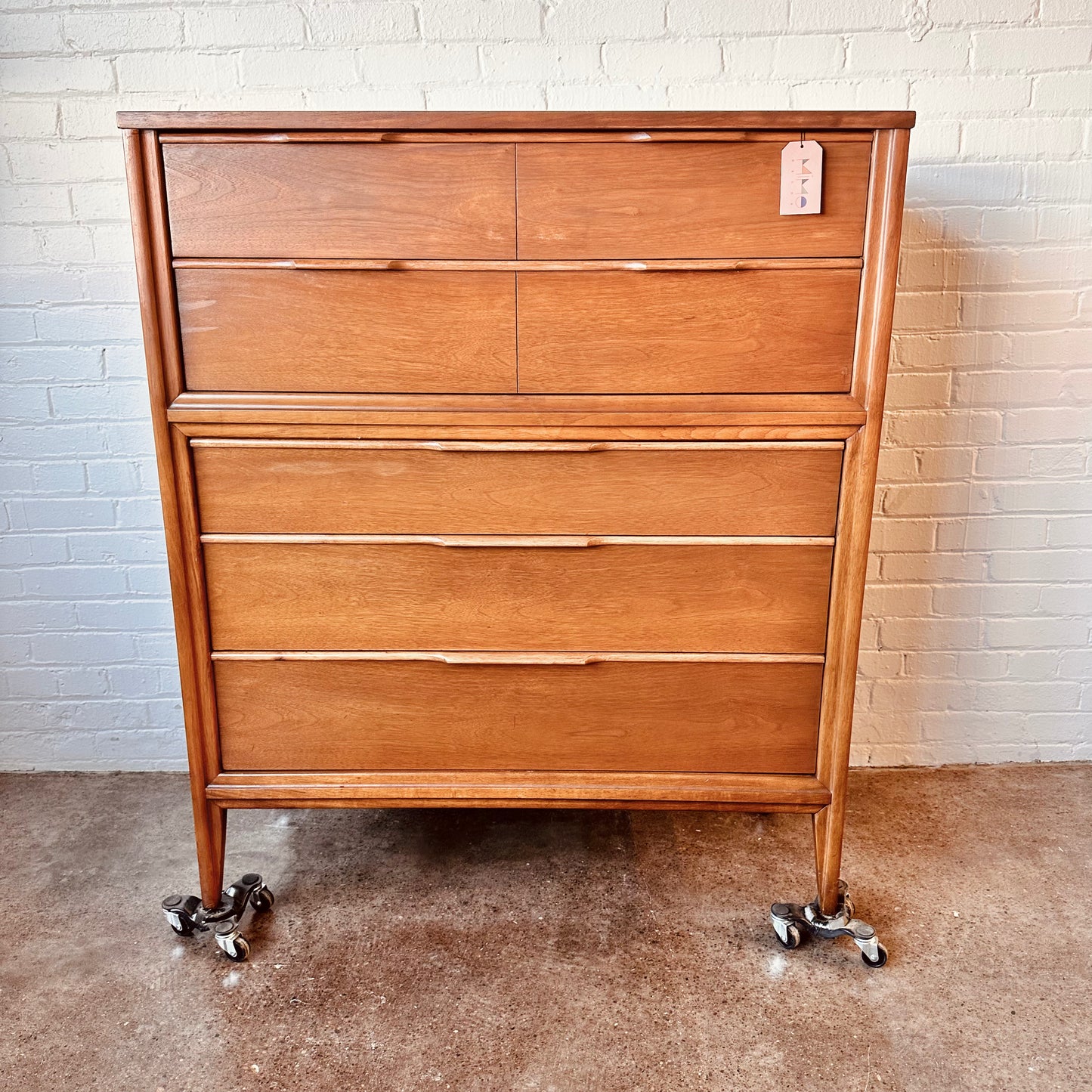KENT COFFEY 5 DRAWER DRESSER - RESTORED
