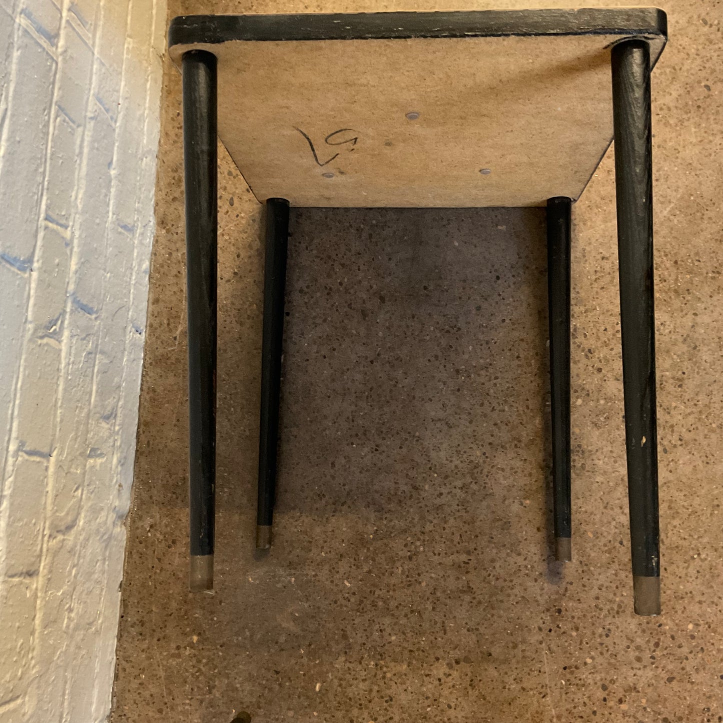 WHITE & TILE SMALL TABLE SET