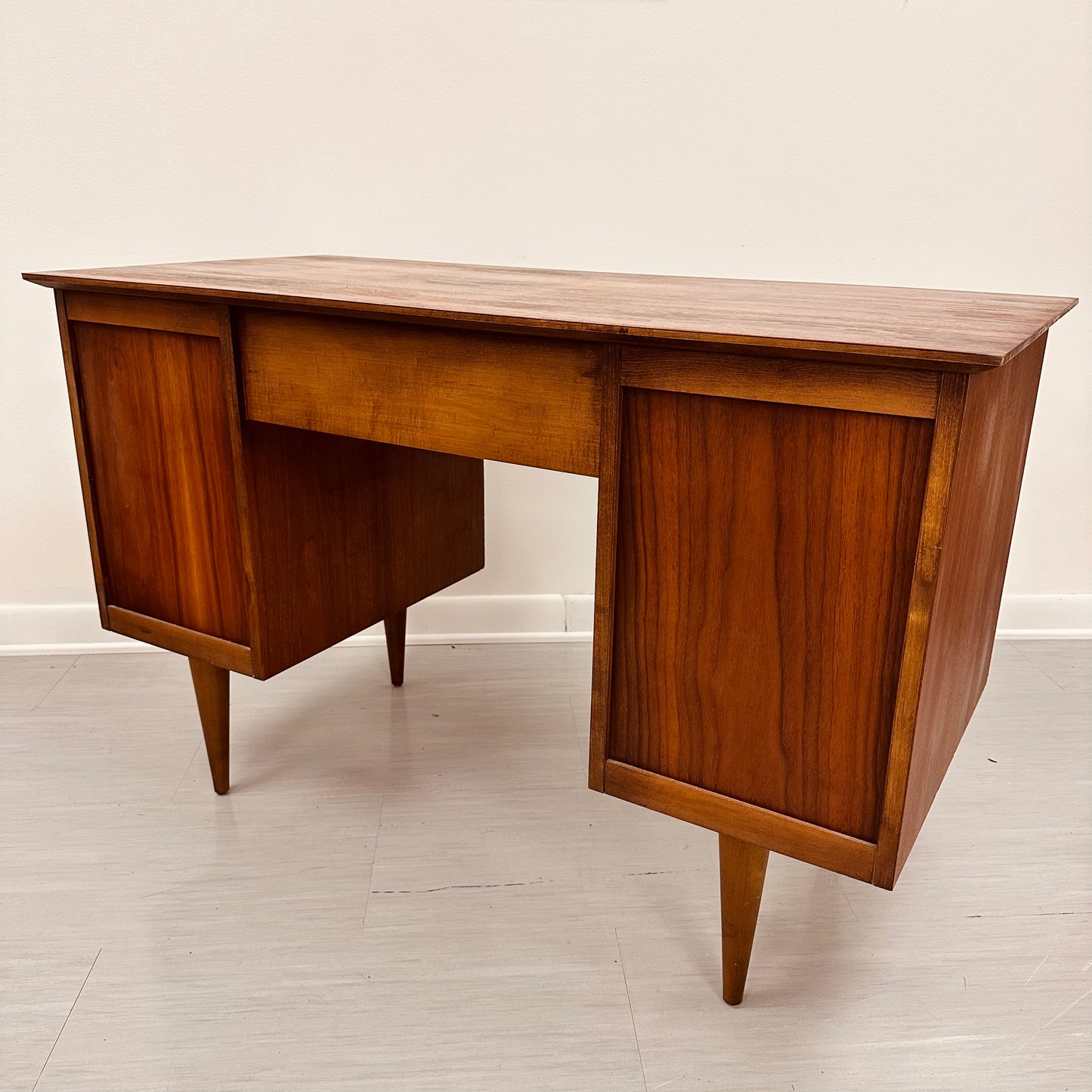 RESTORED MADDOX JAMESTOWN WALNUT WRITING DESK