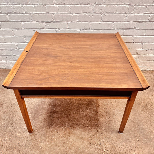 ASIAN FLAIR SQUARE WALNUT COFFEE TABLE BY LANE