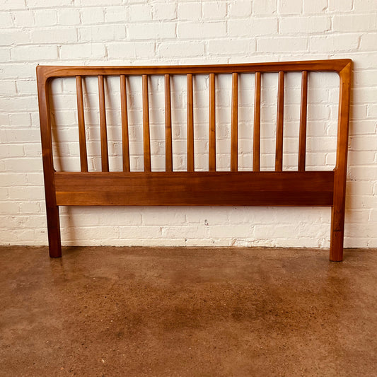 DANISH TEAK FULL-SIZE BED HEADBOARD