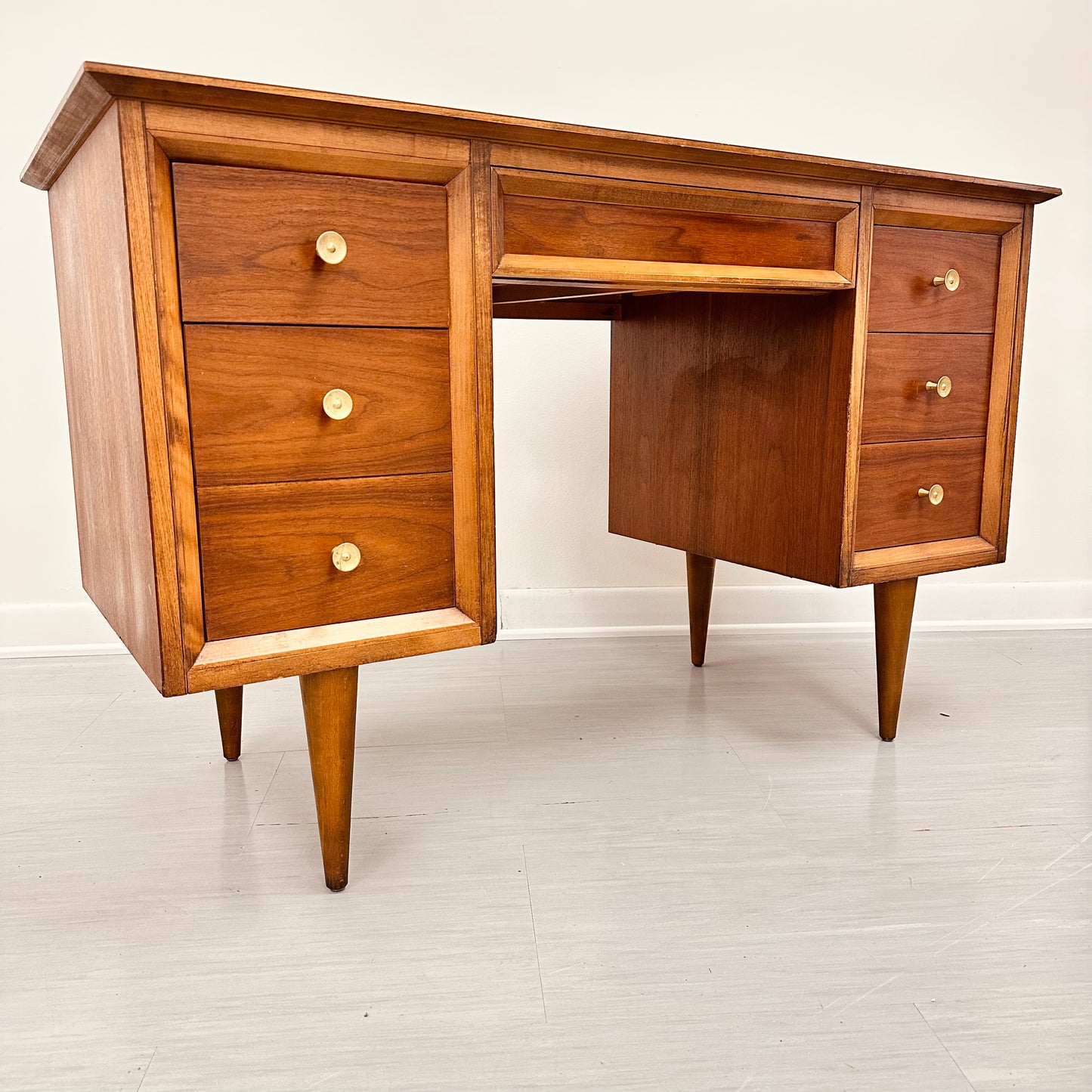 RESTORED MADDOX JAMESTOWN WALNUT WRITING DESK