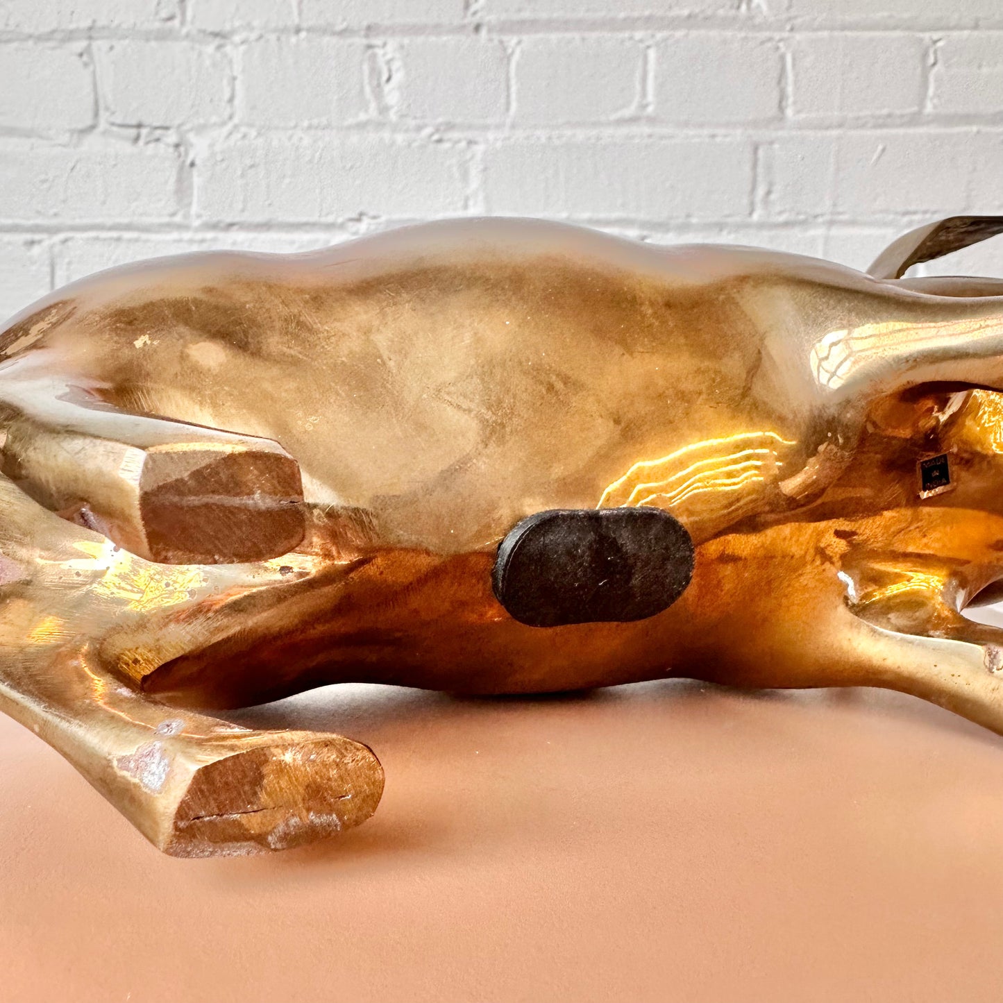 VINTAGE BRASS PIGGY BANK