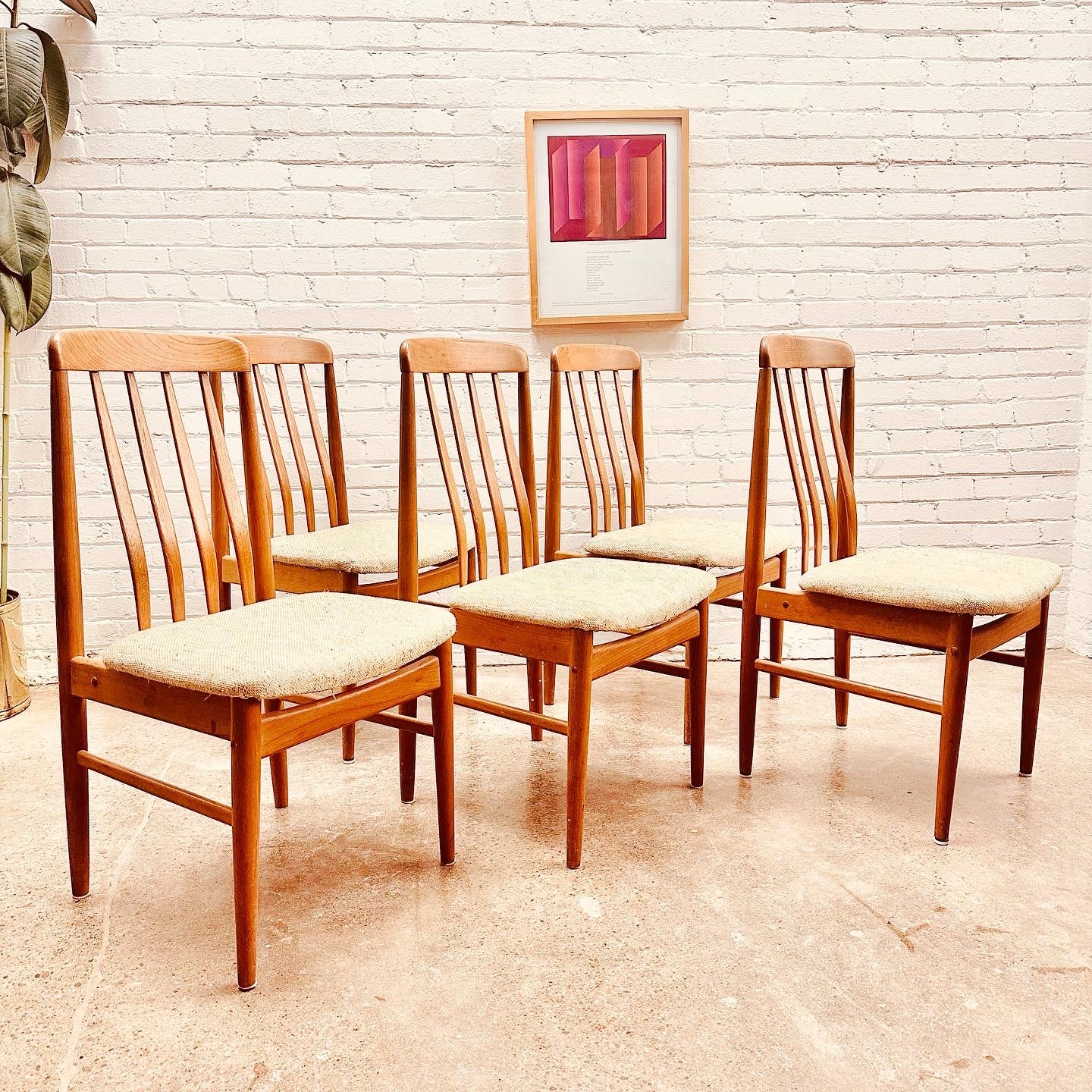 SET OF 6 BENNY LINDEN DINING CHAIRS