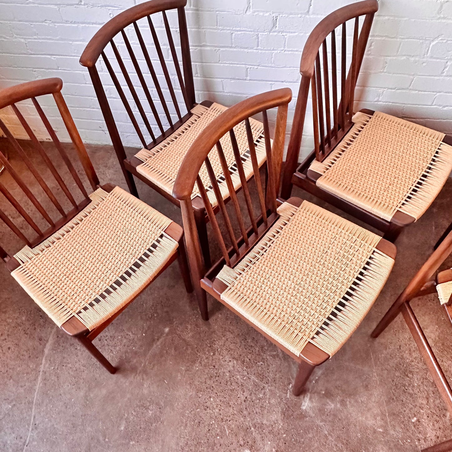 SYLVE STENQUIST FOR DUX DINING CHAIRS, 1950'S - SET OF 6