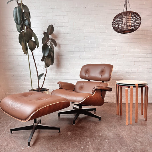 50TH ANNIVERSARY EAMES LOUNGE CHAIR & OTTOMAN SET