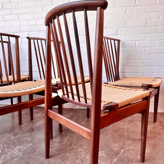 SYLVE STENQUIST FOR DUX DINING CHAIRS, 1950'S - SET OF 6