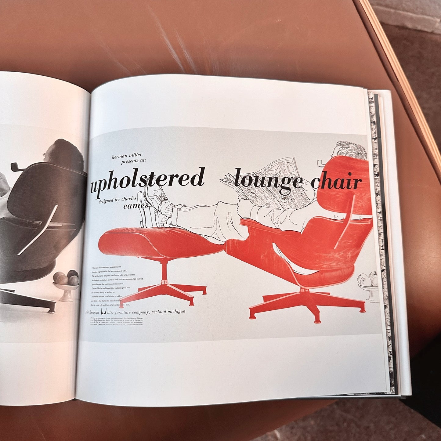 50TH ANNIVERSARY EAMES LOUNGE CHAIR & OTTOMAN SET