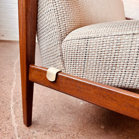 NEW RESTORED NORWEGIAN MODERN WALNUT SOFA