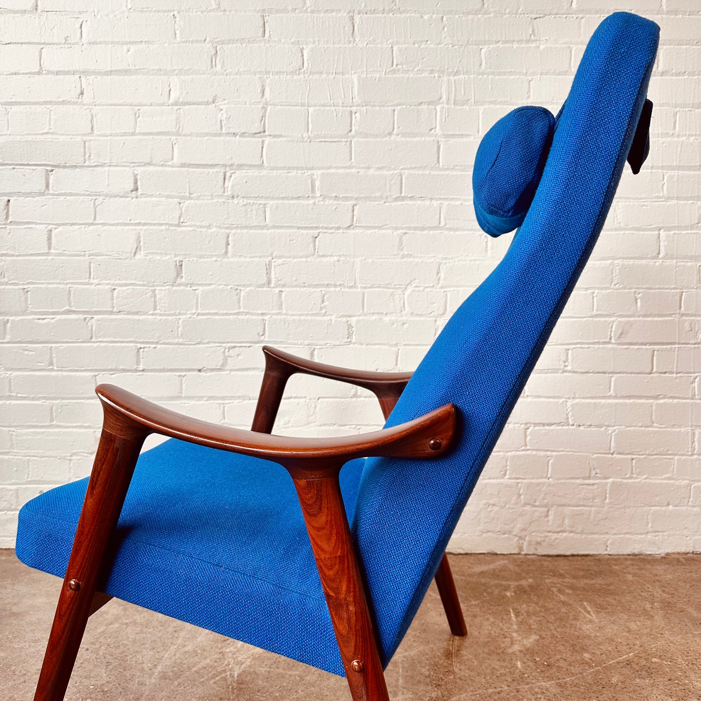 ROSEWOOD HIGHBACK ARM CHAIR BY INGMAR RELLING FOR WESTNOFA