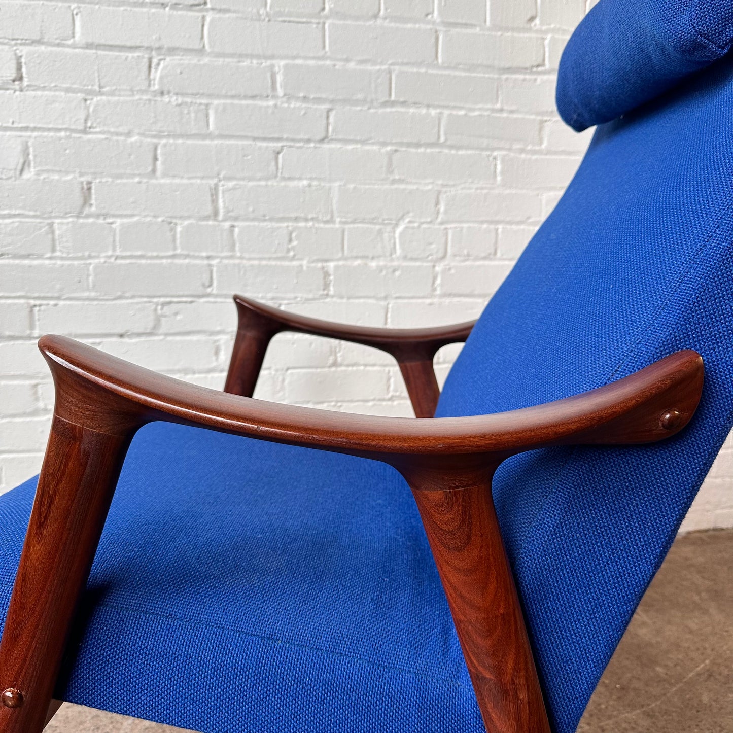 ROSEWOOD HIGHBACK ARM CHAIR BY INGMAR RELLING FOR WESTNOFA