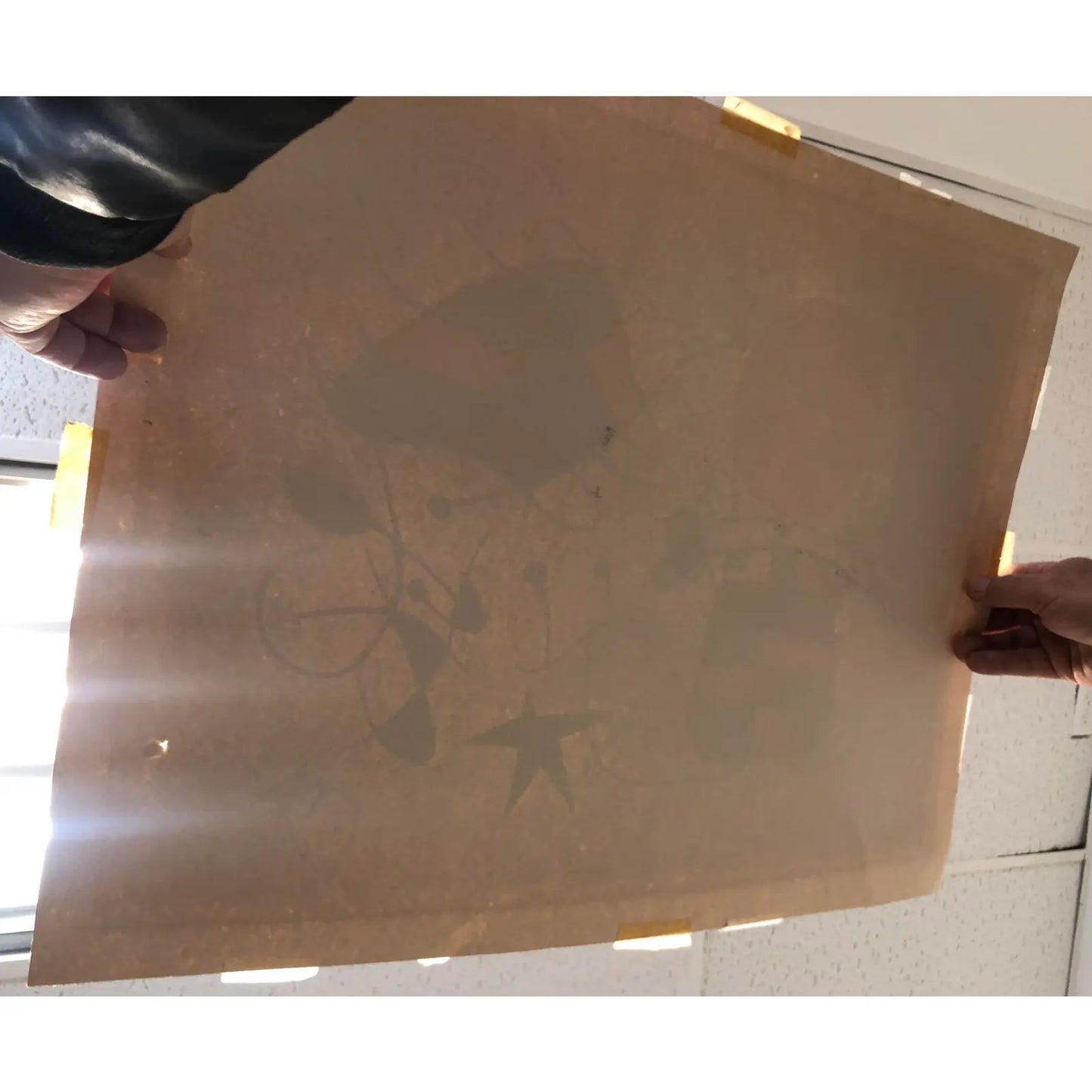 ORIGINAL JOAN MIRO LITHOGRAPH "THE SMILE OF THE FLAMBOYANT WINGS"