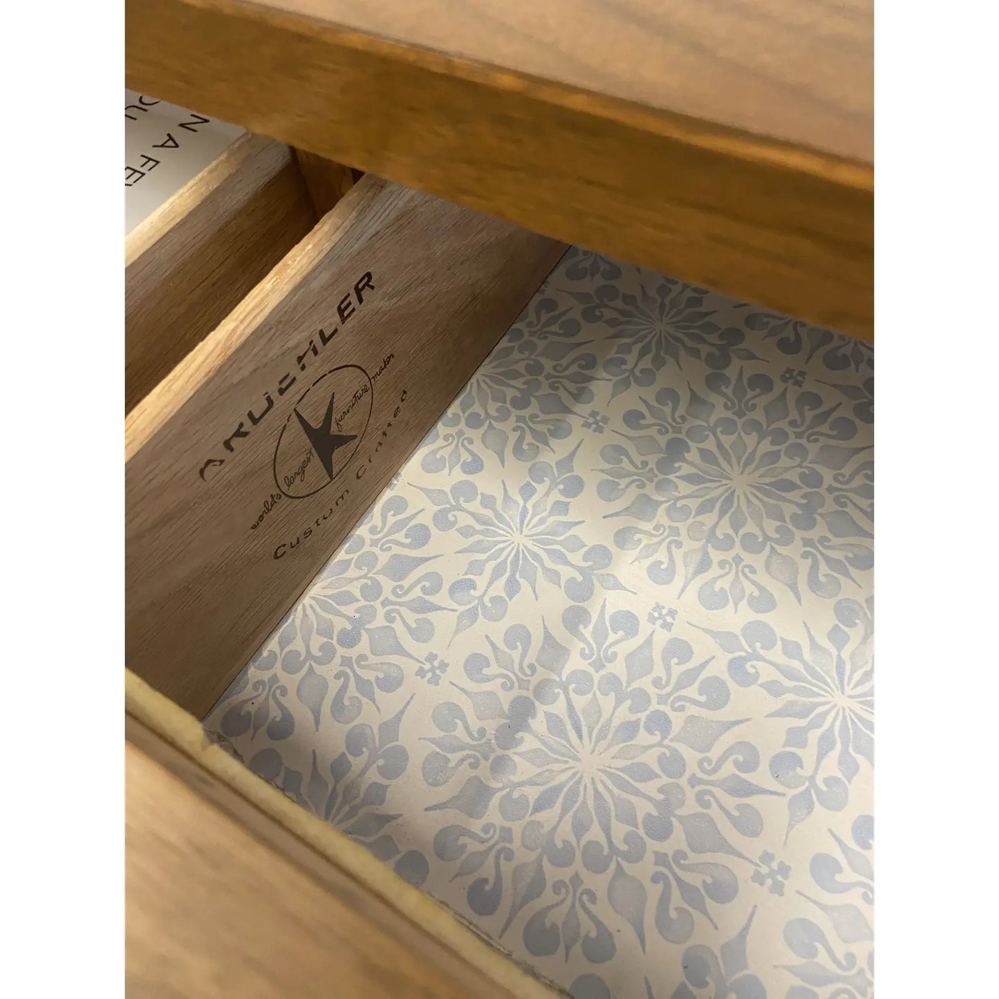 MCM 9 & 5 DRAWER WALNUT DRESSER SET BY KROEHLER