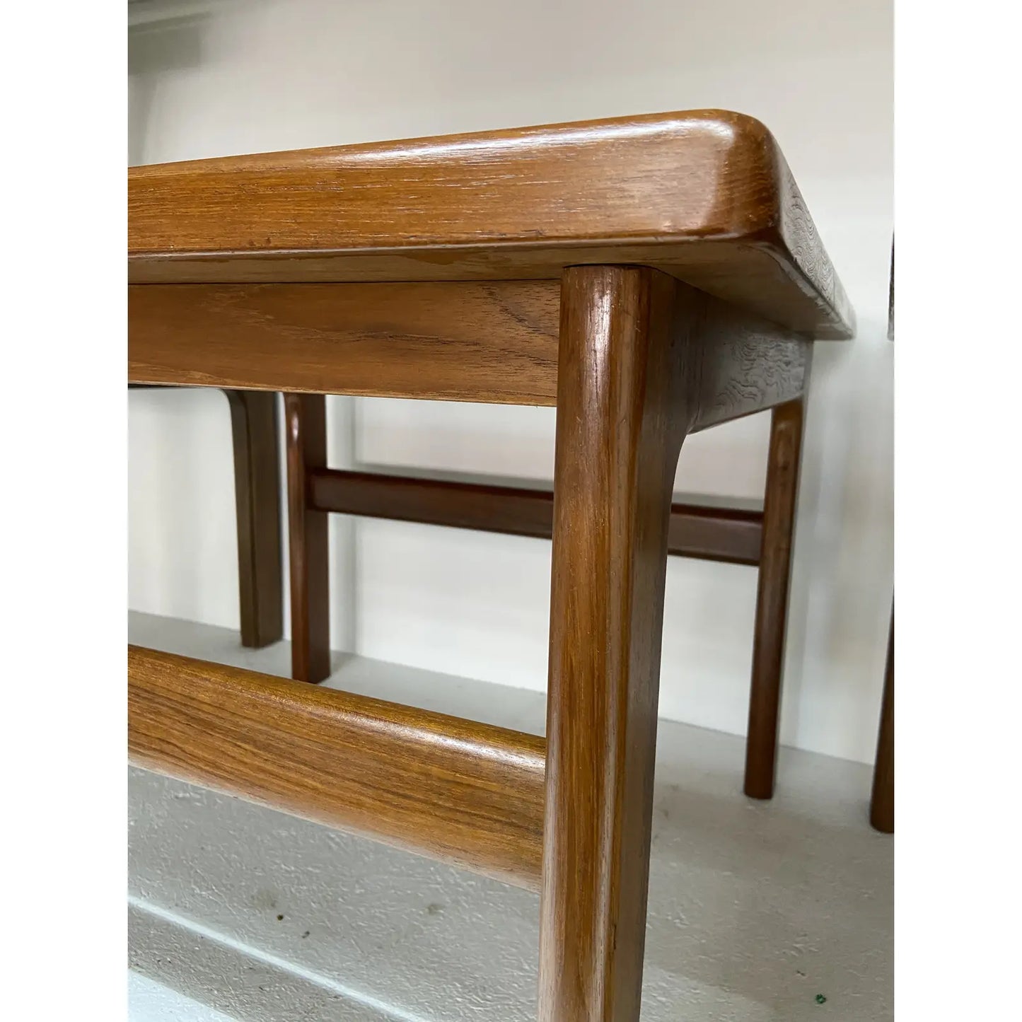 NEILS BACH SOLID TEAK END TABLES - PAIR