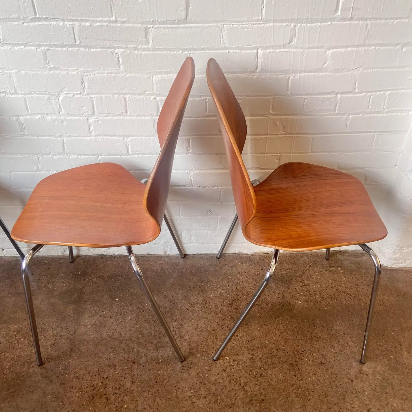 SET OF 6 TEAK DINING CHAIRS BY WESTNOFA, NORWAY