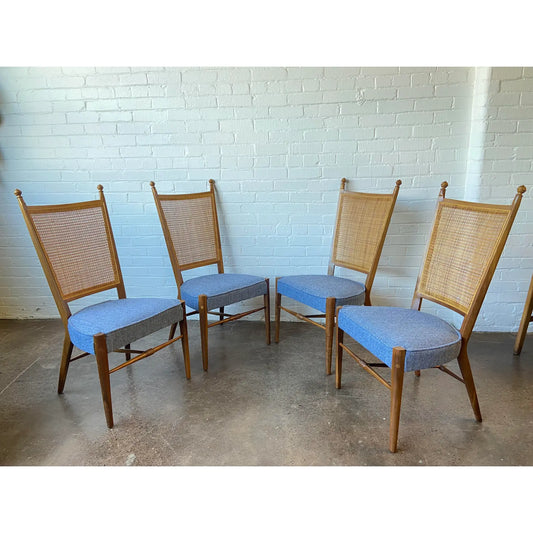 CANNED GAMING CHAIRS BY KIPP STEWART FOR DREXEL DECLARATION