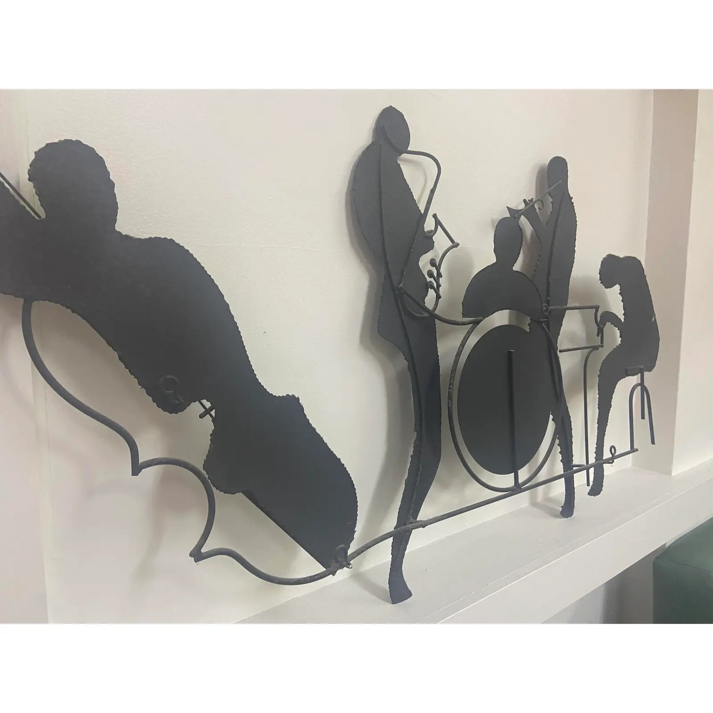 1980S CURTIS JERE MUSICAL NOTE WALL DECOR