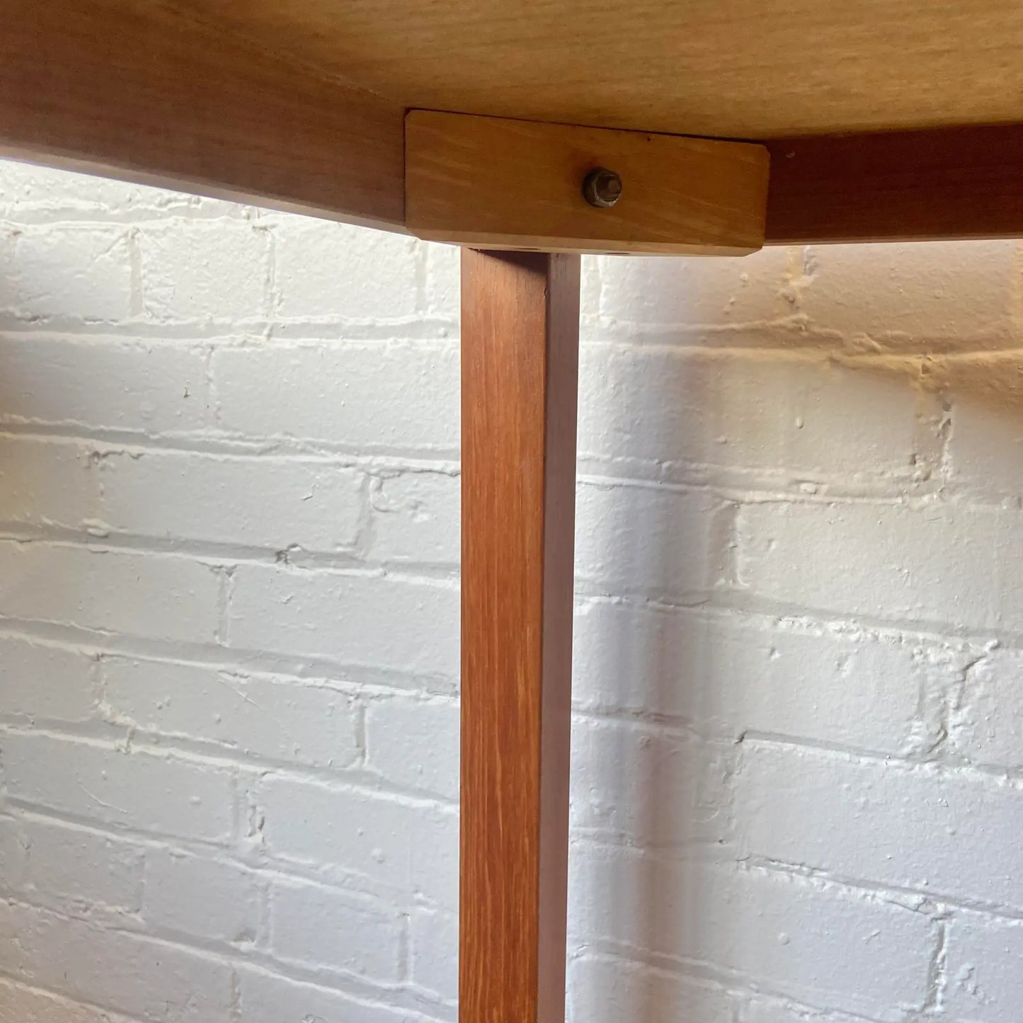 DANISH MODERN TEAK CONSOLE/FOYER/SOFA TABLE BY VEJLE STOLE - RESTORED