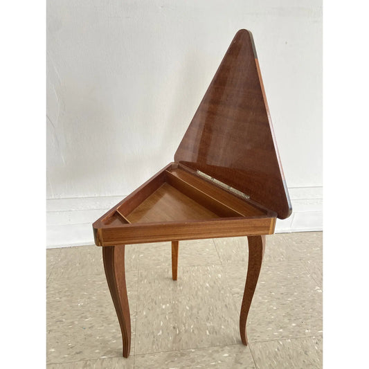 ITALIAN ROCOCO STYLE MUSIC BOX SIDE TABLE