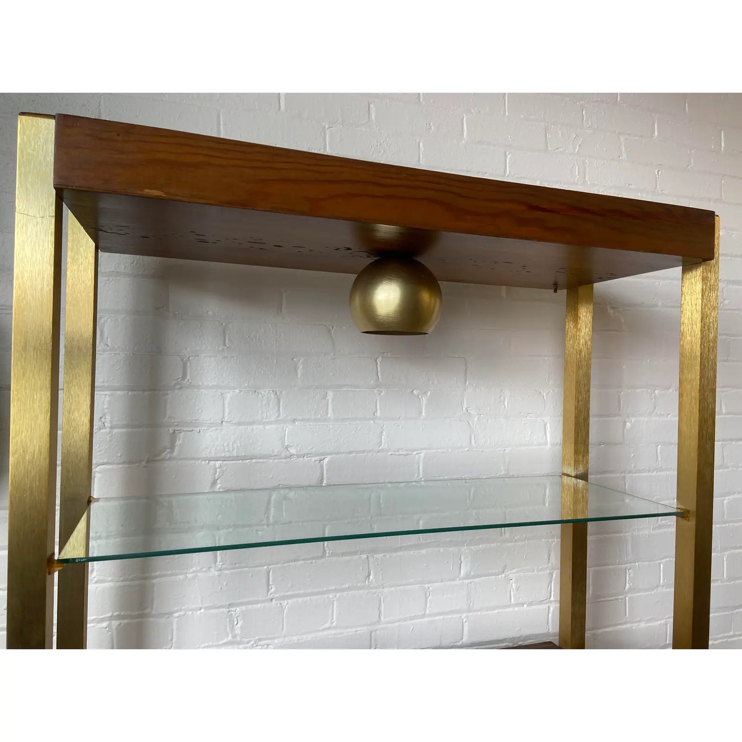 1970S BAR CABINET WITH WINE RACK & LIGHT FEATURE