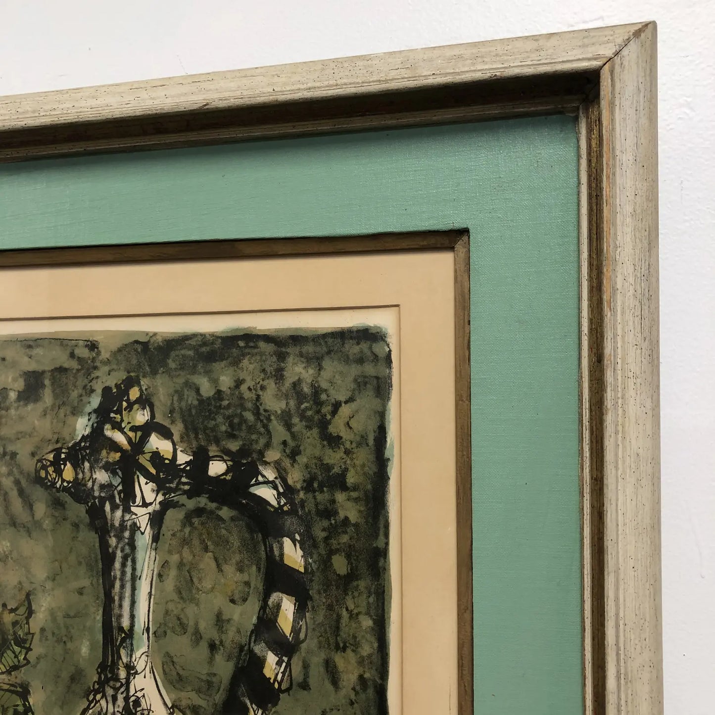 PAUL AIZPIRI HAND SIGNED FRAMED LITHOGRAPH