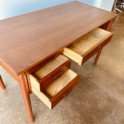 DANISH MODERN TEAK WRITING DESK