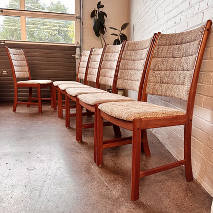 1960S ANDERSEN TEAK DINING CHAIRS FOR ULDUM MØBELFABRIK