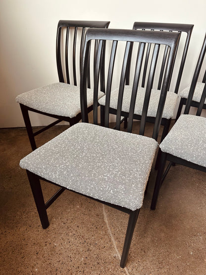 SET OF 8 DINING CHAIRS BY FOLKE OHLSSON FOR DUX SWEDEN
