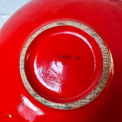 ALVINO BAGNI CERAMIC PLATE CRAFTED IN ITALY