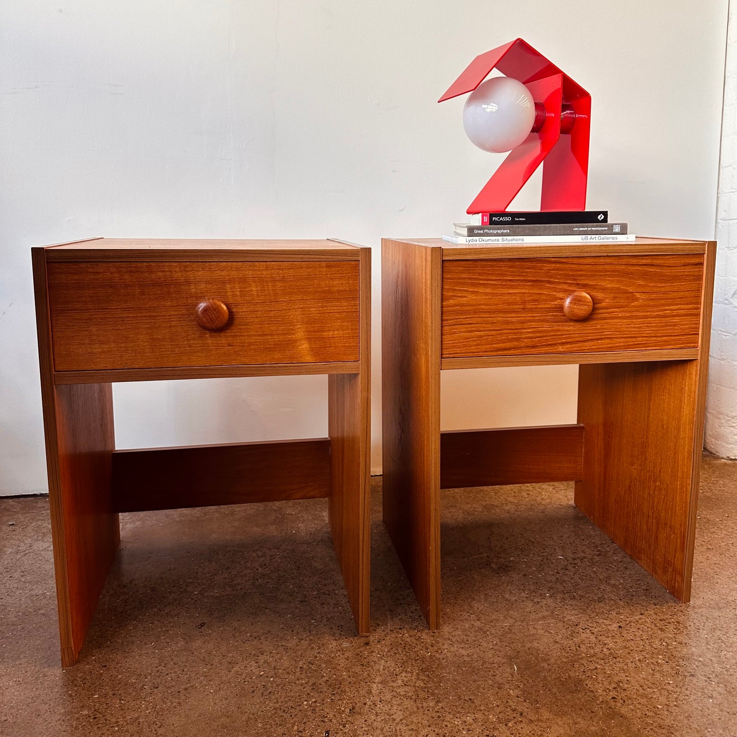 ROYAL TEAK DANISH MODERN NIGHTSTANDS