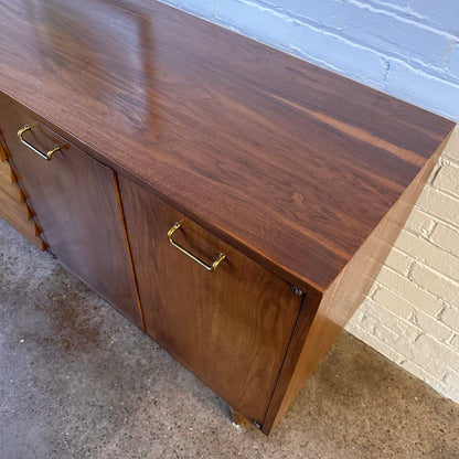 MERTON GERSHUN FOR MARTINSVILLE DANIA COLLECTION WALNUT SIDEBOARD CREDENZA