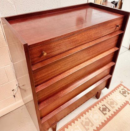 GIBBARD TALL BOY DRESSER WITH FIVE DRAWERS