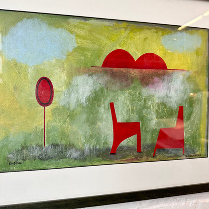 SIGNED ARTWORK BY KELLY DONAHUGH “ENDING” 2001