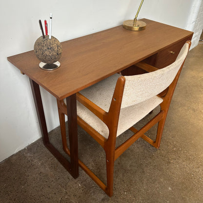 RS ASSOCIATES DANISH TEAK WRITING DESK