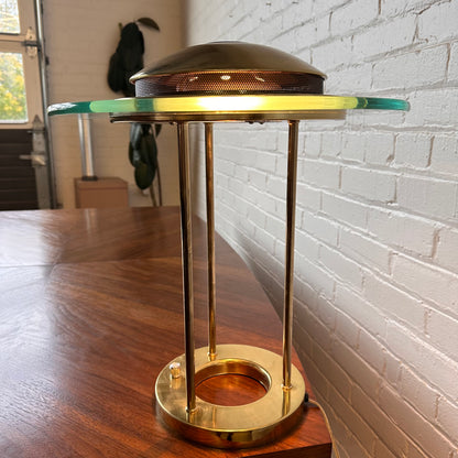 ORIGINAL ROBERT SONNEMAN FOR KOVACS BRASS SATURN LAMP