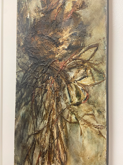 SUSAN BUDASH 1980S OIL ON CANVAS ART PAIR