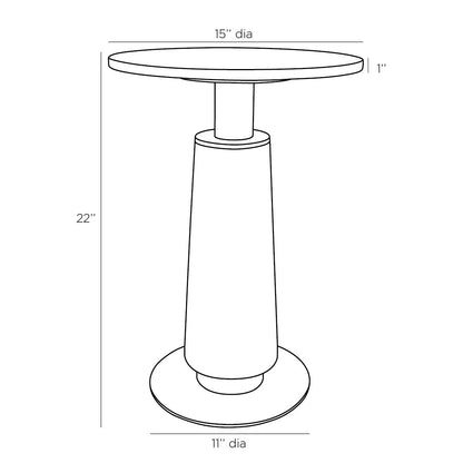 KNOXVILLE ACCENT TABLE