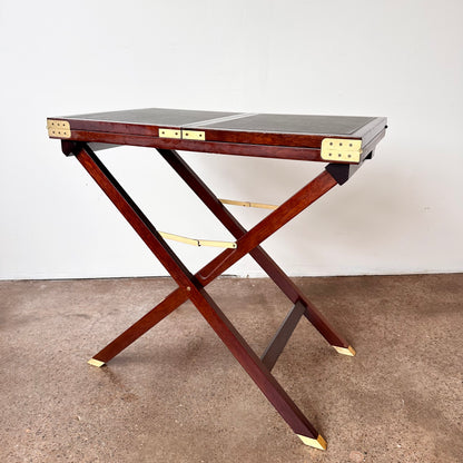 CAMPAIGN STYLE PORTABLE BUTLERS CONSOLE TABLE BAR
