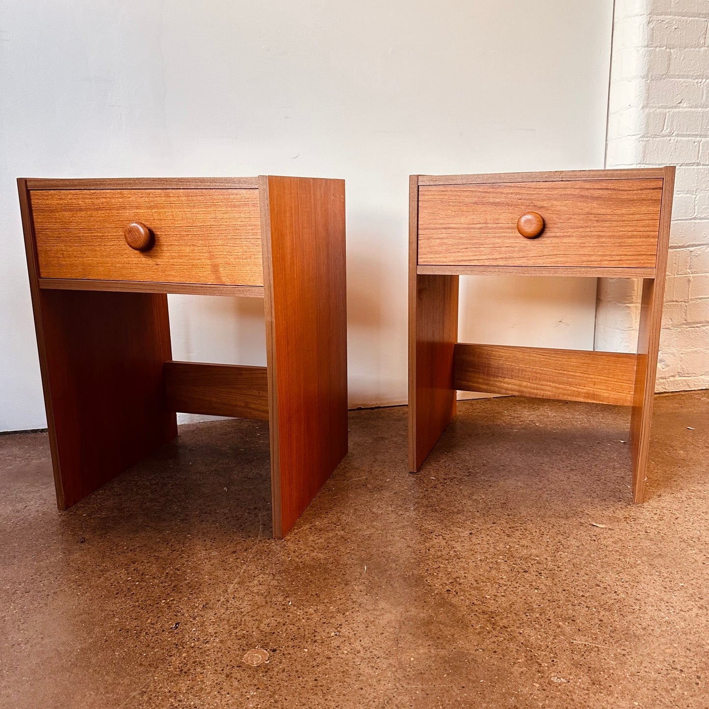 ROYAL TEAK DANISH MODERN NIGHTSTANDS