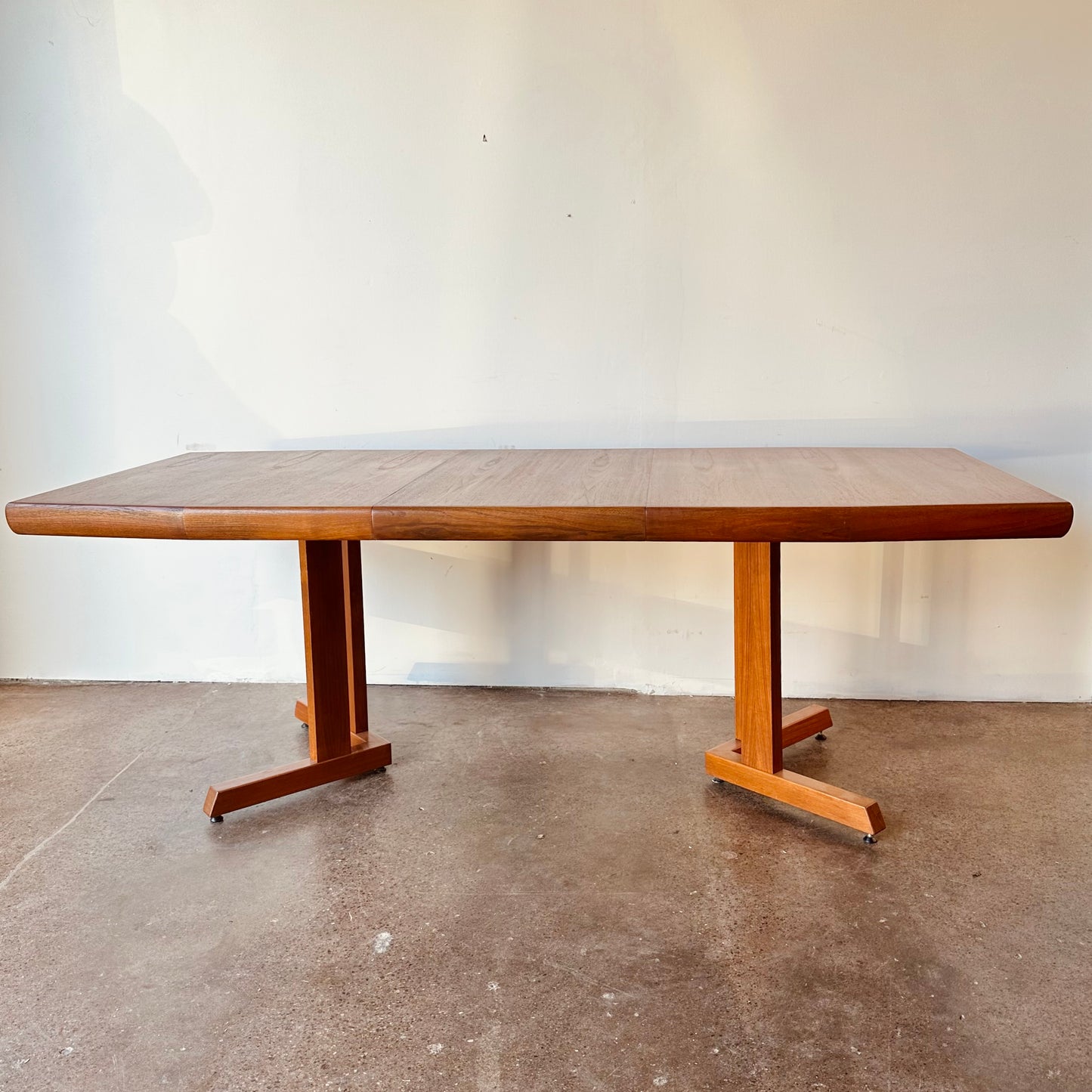 DANISH TEAK OCTAGONAL PEDESTAL TABLE