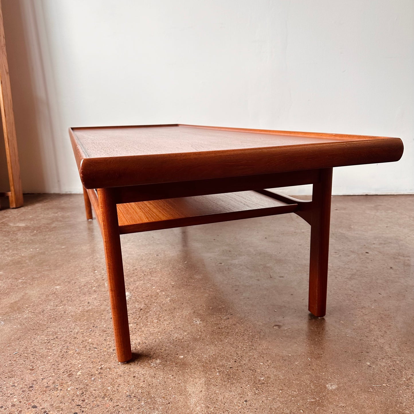 DANISH TEAK TWO TIER COFFEE TABLE